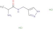 (2S)-2-Amino-N-[(1H-pyrazol-4-yl)methyl]propanamide dihydrochloride