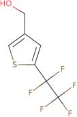 [5-(1,1,2,2,2-Pentafluoroethyl)thiophen-3-yl]methanol