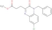 Methyl 3-(4-benzyl-7-chloro-3-oxo-3,4-dihydroquinoxalin-2-yl)propanoate