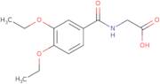 2-[(3,4-Diethoxyphenyl)formamido]acetic acid