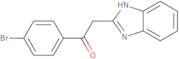 2-(1H-1,3-Benzodiazol-2-yl)-1-(4-bromophenyl)ethan-1-one