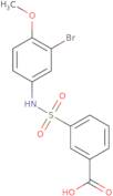 3-[(3-Bromo-4-methoxyphenyl)sulfamoyl]benzoic acid