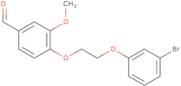 4-[2-(3-Bromophenoxy)ethoxy]-3-methoxybenzaldehyde