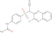 N-{4-[(3-Chloro-quinoxalin-2-yl)-cyano-methanesulfonyl]-phenyl}-acetamide