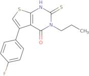 5-(4-Fluorophenyl)-3-propyl-2-sulfanyl-3H,4H-thieno[2,3-d]pyrimidin-4-one