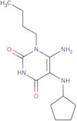 6-Amino-1-butyl-5-(cyclopentylamino)pyrimidine-2,4(1H,3H)-dione