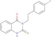 3-[2-(4-Fluorophenyl)ethyl]-2-sulfanyl-3,4-dihydroquinazolin-4-one