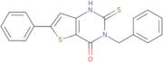 3-Benzyl-6-phenyl-2-sulfanyl-3H,4H-thieno[3,2-d]pyrimidin-4-one