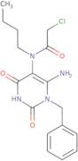 N-(6-Amino-1-benzyl-2,4-dioxo-1,2,3,4-tetrahydropyrimidin-5-yl)-N-butyl-2-chloroacetamide