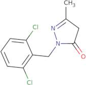 1-[(2,6-Dichlorophenyl)methyl]-3-methyl-4,5-dihydro-1H-pyrazol-5-one