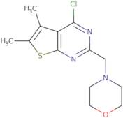 4-({4-Chloro-5,6-dimethylthieno[2,3-d]pyrimidin-2-yl}methyl)morpholine