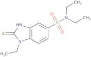 N,N,1-Triethyl-2-sulfanyl-1H-1,3-benzodiazole-5-sulfonamide