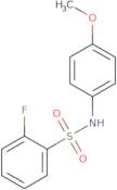 2-Fluoro-N-(4-methoxyphenyl)benzene-1-sulfonamide