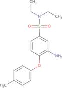 3-Amino-N,N-diethyl-4-(4-methylphenoxy)benzene-1-sulfonamide