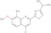 2-(4-chloro-7-methoxy-8-methylquinolin-2-yl)-4-isopropylthiazole