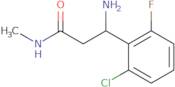 3-Amino-3-(2-chloro-6-fluorophenyl)-N-methylpropanamide