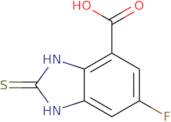 6-Fluoro-2-sulfanyl-1H-1,3-benzodiazole-4-carboxylic acid