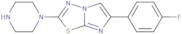 1-[6-(4-Fluorophenyl)imidazo[2,1-b][1,3,4]thiadiazol-2-yl]piperazine