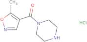 1-(5-Methyl-1,2-oxazole-4-carbonyl)piperazine hydrochloride
