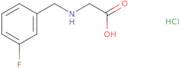 2-{[(3-Fluorophenyl)methyl]amino}acetic acid hydrochloride