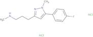 {3-[5-(4-Fluorophenyl)-1-methyl-1H-pyrazol-3-yl]propyl}(methyl)amine dihydrochloride