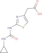 2-{2-[(Cyclopropylcarbamoyl)amino]-1,3-thiazol-4-yl}acetic acid