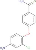 4-(4-Amino-2-chlorophenoxy)benzene-1-carbothioamide