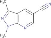 1,3-Dimethyl-1H-pyrazolo[3,4-b]pyridine-5-carbonitrile