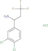 1-(3,4-Dichlorophenyl)-3,3,3-trifluoropropan-1-amine hydrochloride
