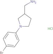 1-[1-(4-Bromophenyl)pyrrolidin-3-yl]methanamine hydrochloride