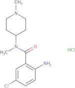 2-Amino-5-chloro-N-methyl-N-(1-methylpiperidin-4-yl)benzamide hydrochloride