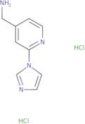 1-[2-(1H-Imidazol-1-yl)pyridin-4-yl]methanamine dihydrochloride