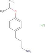 3-[4-(Propan-2-yloxy)phenyl]propan-1-amine hydrochloride