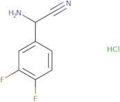 2-Amino-2-(3,4-difluorophenyl)acetonitrile hydrochloride