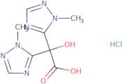 2-Hydroxy-2,2-bis(1-methyl-1H-1,2,4-triazol-5-yl)acetic acid hydrochloride