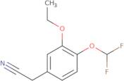 2-[4-(Difluoromethoxy)-3-ethoxyphenyl]acetonitrile