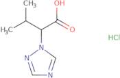 3-Methyl-2-(1H-1,2,4-triazol-1-yl)butanoic acid hydrochloride