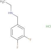 [(3,4-Difluorophenyl)methyl](ethyl)amine hydrochloride