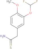 2-[3-(Difluoromethoxy)-4-methoxyphenyl]ethanethioamide