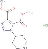 4,5-Dimethyl 1-(piperidin-4-yl)-1H-1,2,3-triazole-4,5-dicarboxylate hydrochloride