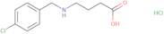 4-{[(4-Chlorophenyl)methyl]amino}butanoic acid hydrochloride