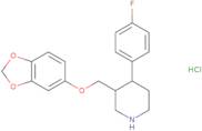 3-[(2H-1,3-Benzodioxol-5-yloxy)methyl]-4-(4-fluorophenyl)piperidine hydrochloride