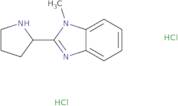 1-Methyl-2-(pyrrolidin-2-yl)-1H-1,3-benzodiazole dihydrochloride