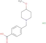 4-[(4-Methoxypiperidin-1-yl)methyl]benzoic acid hydrochloride