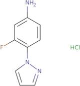 3-Fluoro-4-(1H-pyrazol-1-yl)aniline hydrochloride