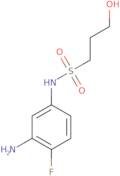 N-(3-Amino-4-fluorophenyl)-3-hydroxypropane-1-sulfonamide