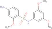 4-Amino-N-(3,5-dimethoxyphenyl)-2-methoxybenzene-1-sulfonamide