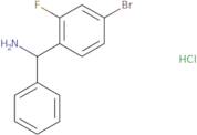(4-Bromo-2-fluorophenyl)(phenyl)methanamine hydrochloride