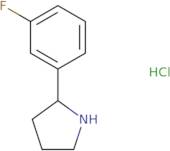 2-(3-Fluorophenyl)pyrrolidine hydrochloride