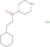 3-Cyclohexyl-1-(piperazin-1-yl)propan-1-one hydrochloride